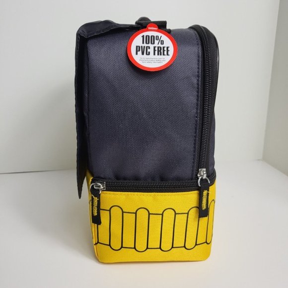 Thermos DC Comics Batman Kids Dual Compartment Lunch Box Bag With Cape PVC Free - Picture 3 of 16